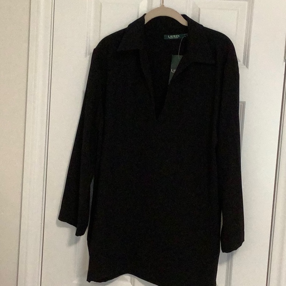 Ralph Lauren Black Tunic Top